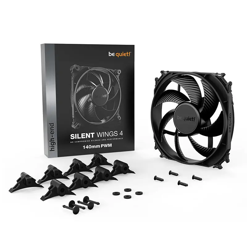 Be Quiet! Silent Wings 4 140Mm Pwm Fan - Black (Bl096) 1