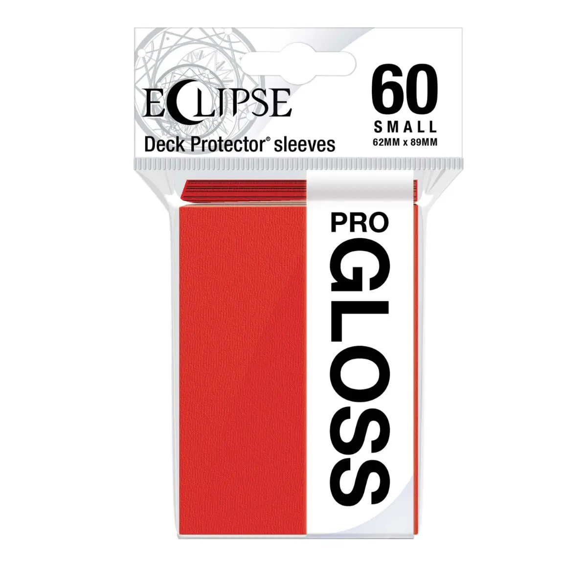 Ultra Pro: Up15628 Eclipse Gloss Small Sleeves 60 Pack (Apple Red) 1