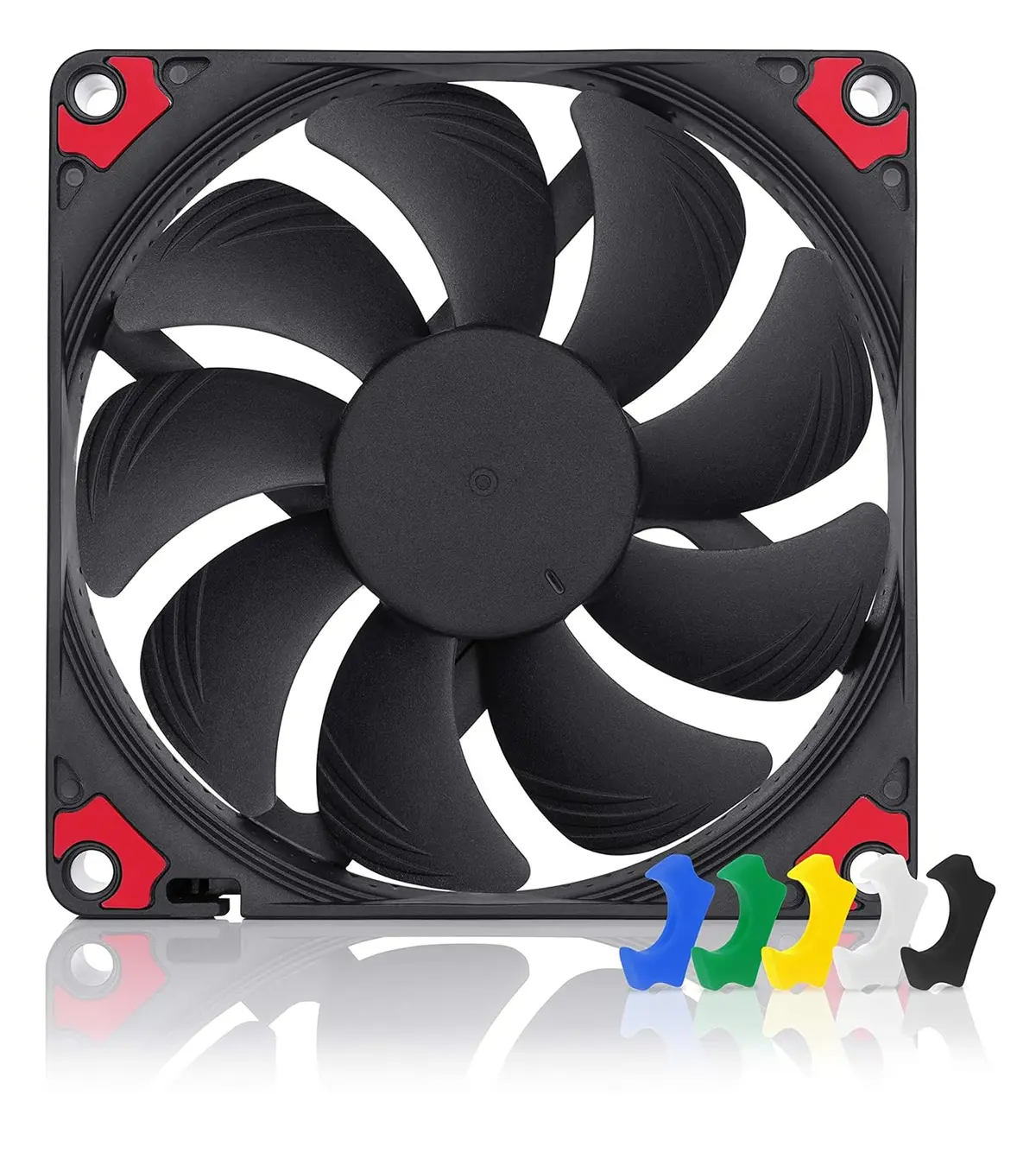 Noctua Nf-A9x14 92Mm Pwm Chromax Computer Cooling Fan (Black) 1