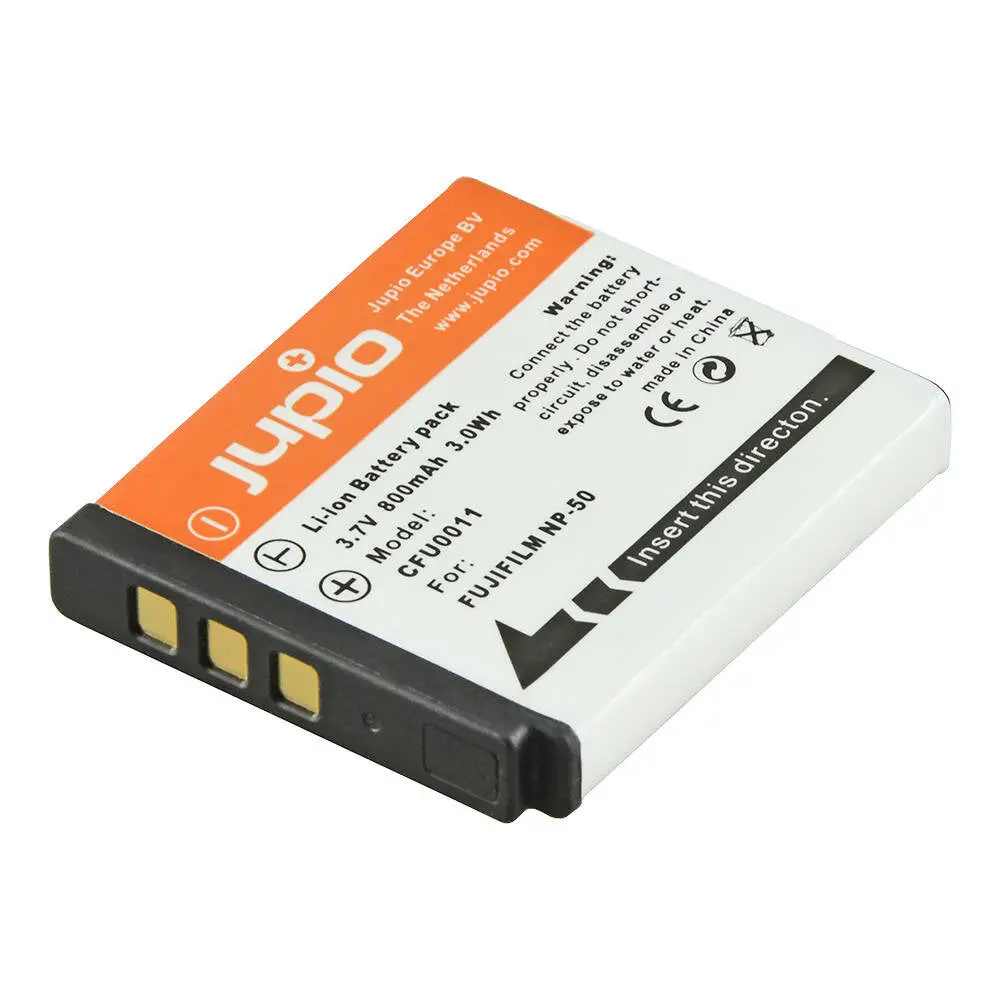 Jupio Li-Ion 3.7V 800Mah Battery For Fuji Np-50 Camera 1