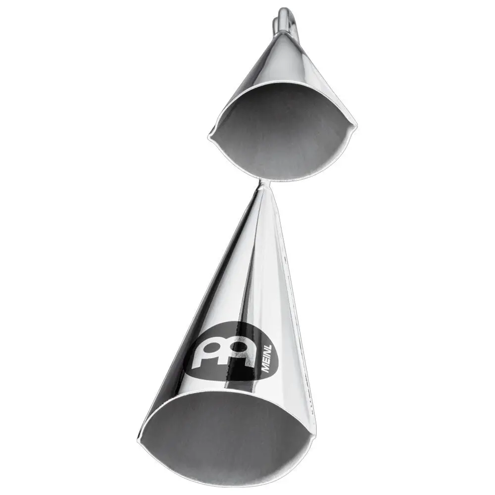 Meinl Percussion Large Handheld A-Go-Go Bell Musical Instrument Chrome Silver 2