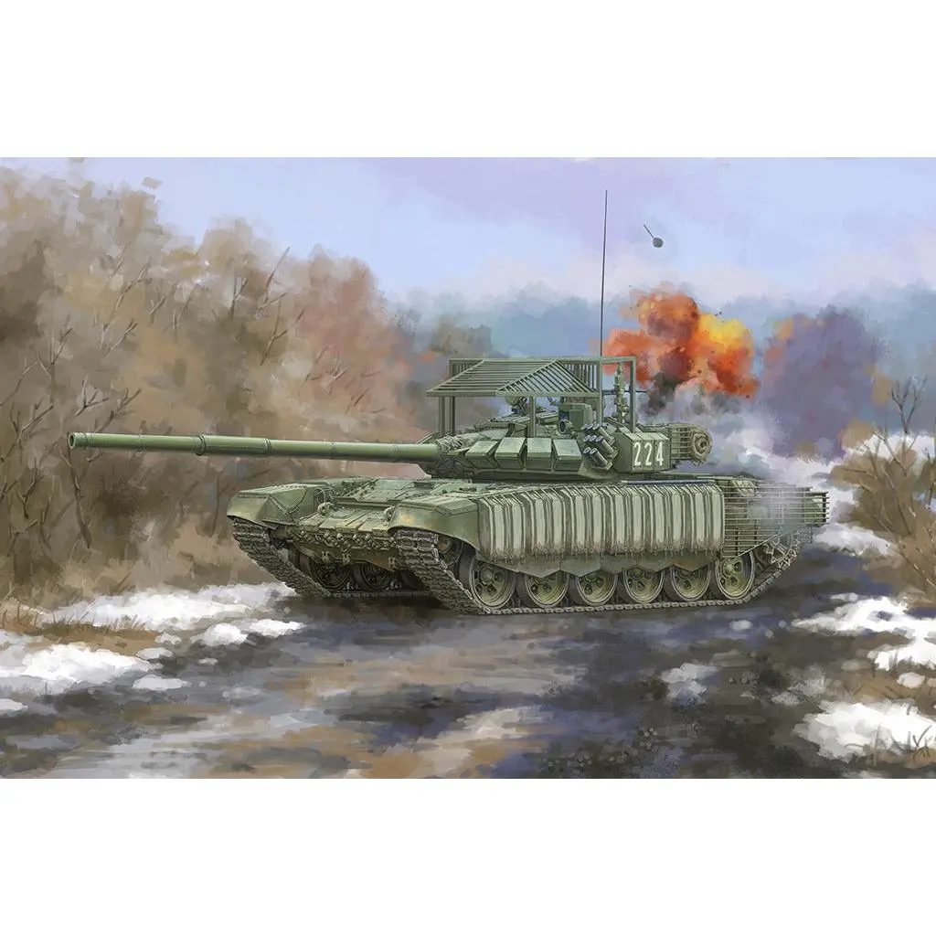 Trumpeter 1/35 Russian T-72B3 Tank – 4S24 Era 2