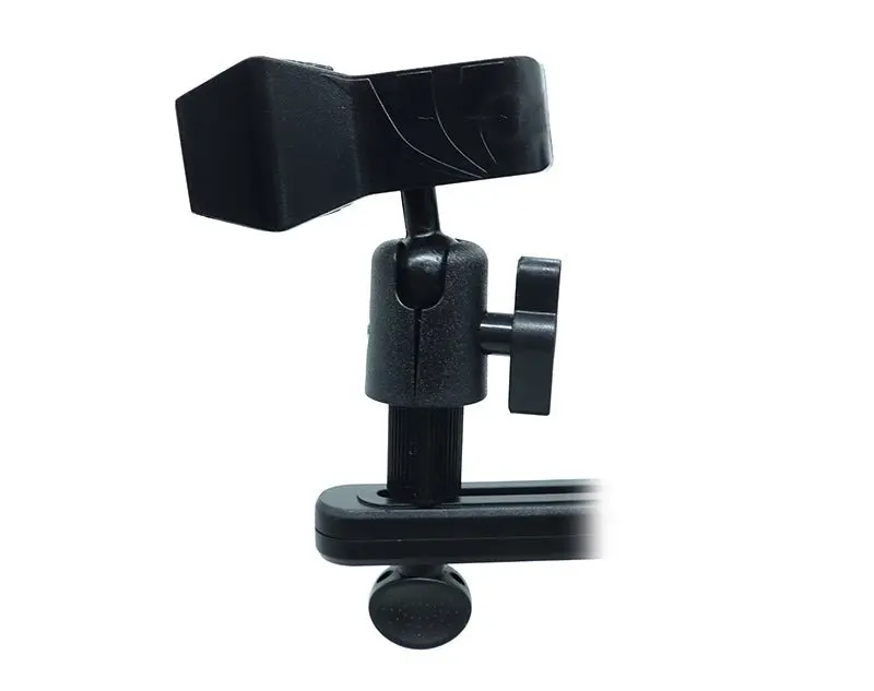 Precision Audio Triple Desk Mic Stand Sturdy Metal Base Guitar Drums Recording 2