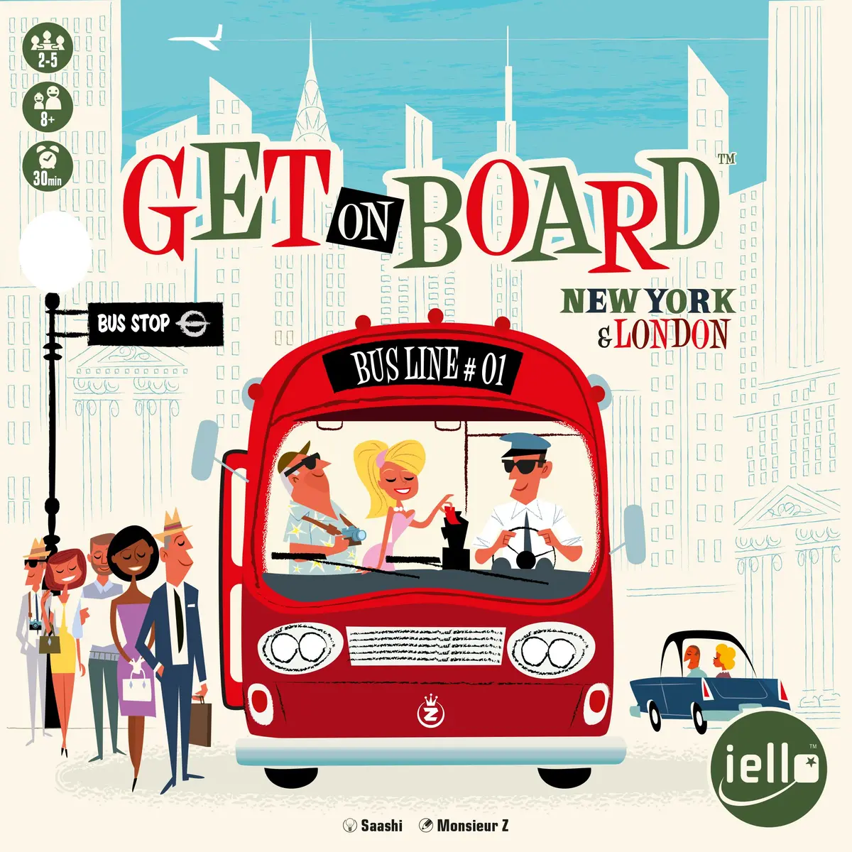 Iello Get On Board New York & London Game 1