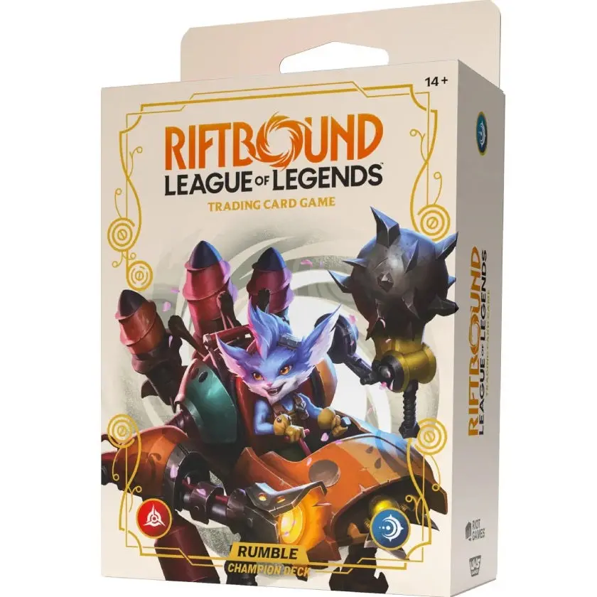 Riftbound: League Of Legends Tcg Spiritforged Champion Deck Rumble Cards 1