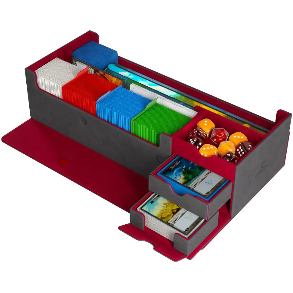 Gamegenic Cards' Lair 1000+ Pro (Grey/Red) 1