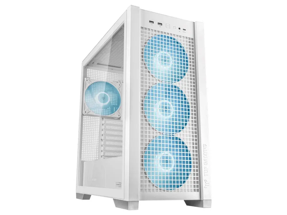 Asus Tuf Gaming Gt302 Argb Mid-Tower Atx Case - White 2