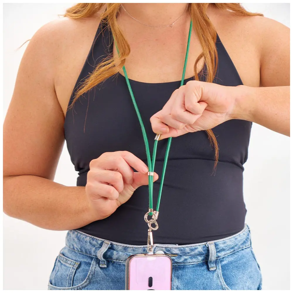 Annabel Trends Snapstrap Phone Accessory Lanyard With Adjustable Strap (White) 2