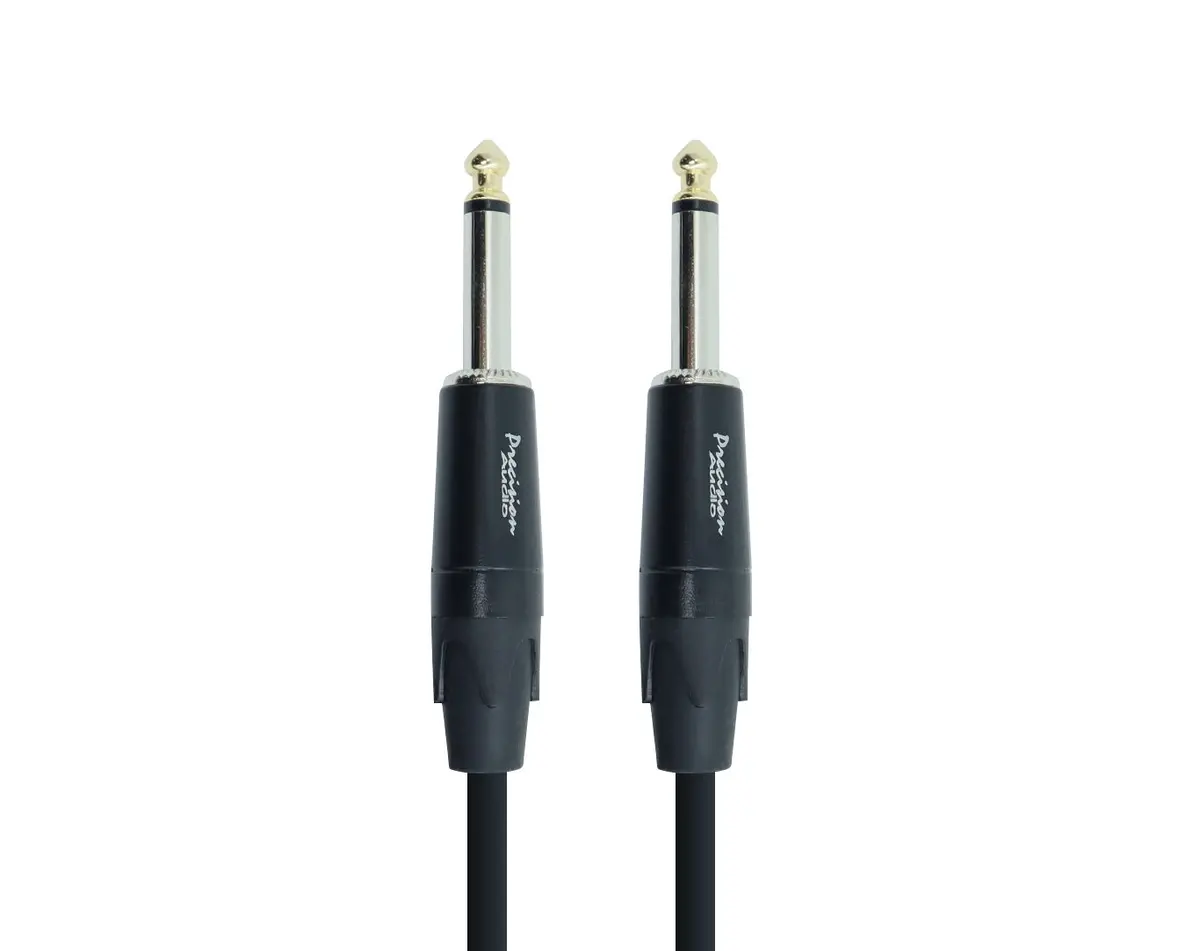 Precision Audio Guitar Coil Cable 1/4" Jack Premium Lead 10M 2