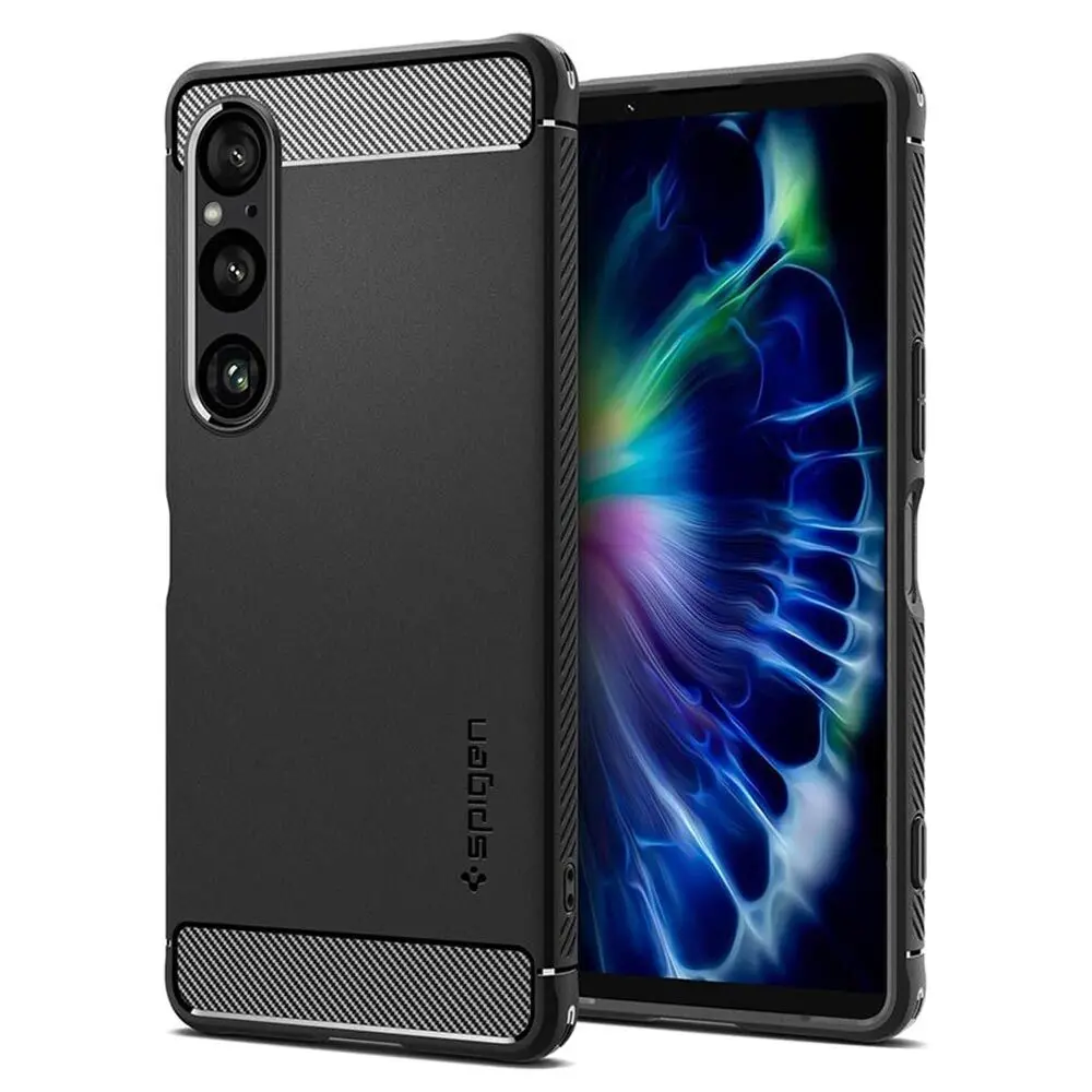 Spigen Sony Xperia 1 Vi Rugged Armor Case (Black) 1