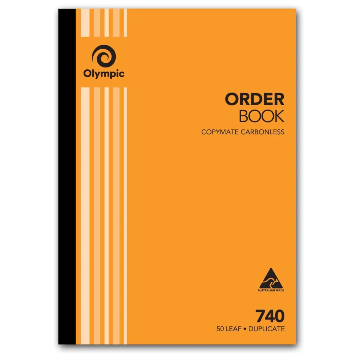 Olympic 5 Pack 740 Duplicate Order Book Carbonless 50 Leaf Bulk 2