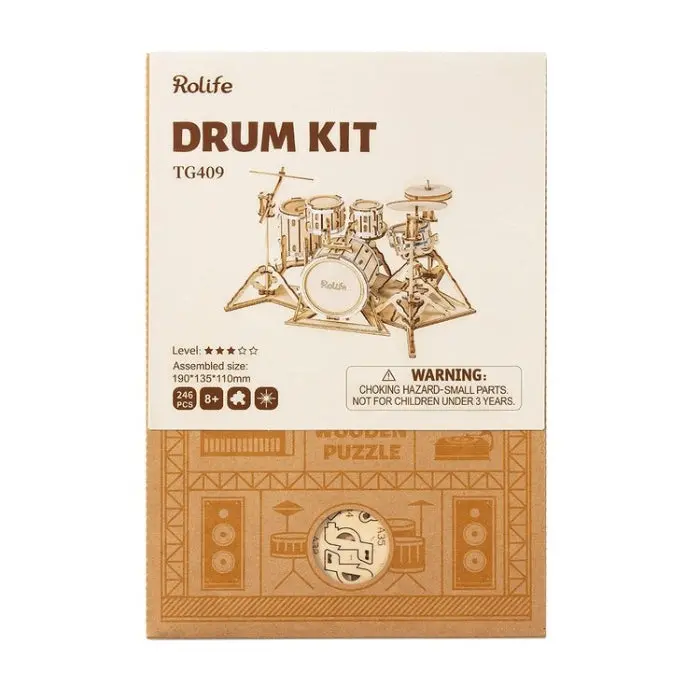 Robotime Classical 3D Drum Kit 2