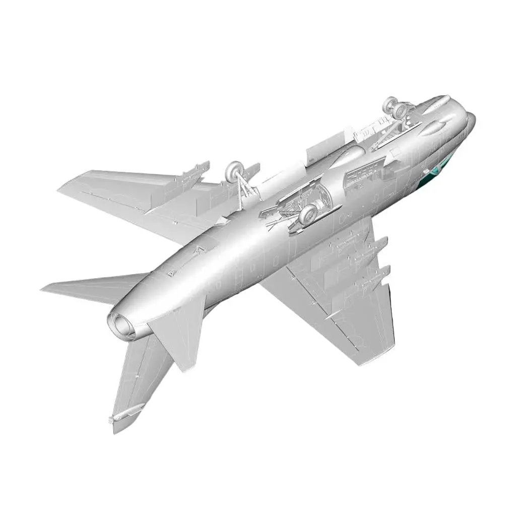 Hobby Boss 1/72 A-7D Corsair Ii Plastic Model Kit 2