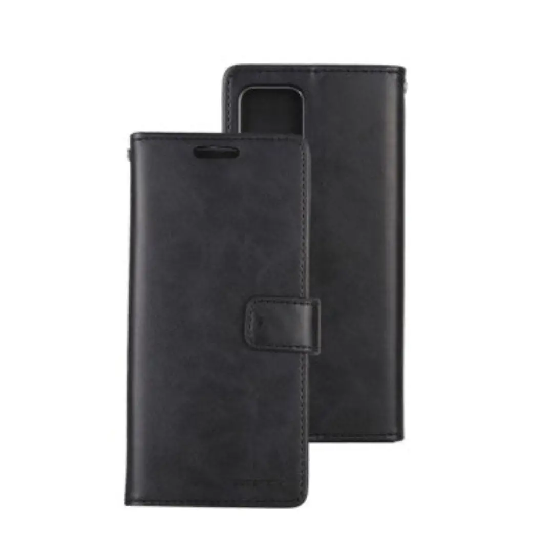 Goospery Bluemoon Diary For Iphone 16 Pro Max - Black, With Magsafe 1