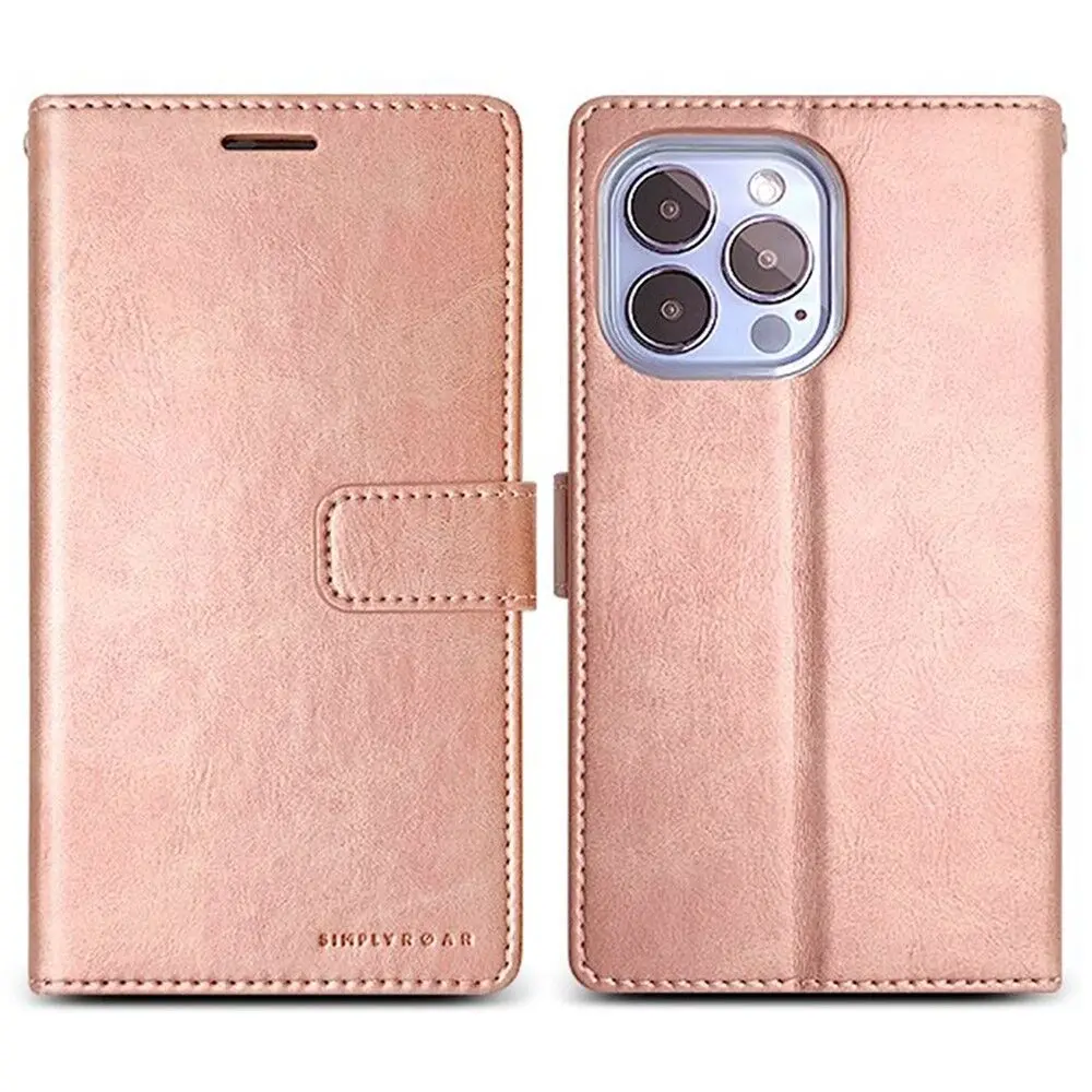 Roar Blue Moon [Choice Diary] Wallet Case Iphone 14 Plus Rose Gold 1