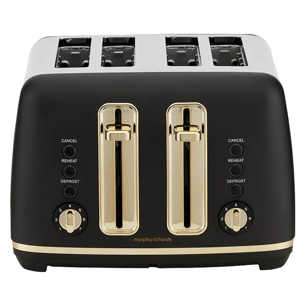 Morphy Richards Ascend 4 Slice Toaster (Gold/Black) 1