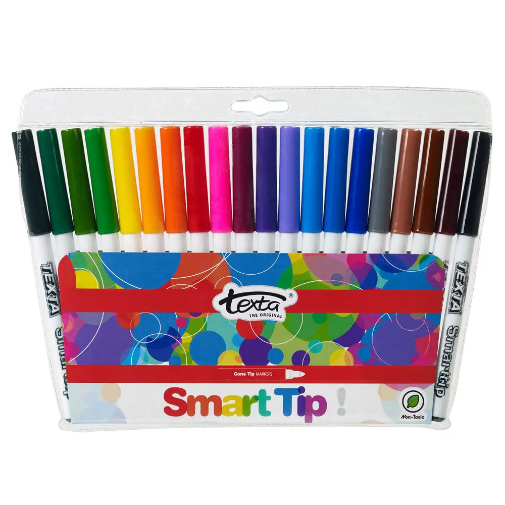 20Pc Texta The Original Smart Cone Tip Markers 1