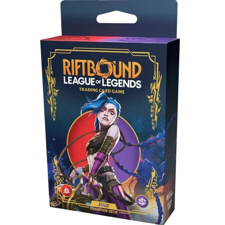 Riftbound: League Of Legends Tcg Set One Origins Champion Deck Cards Jinx 1