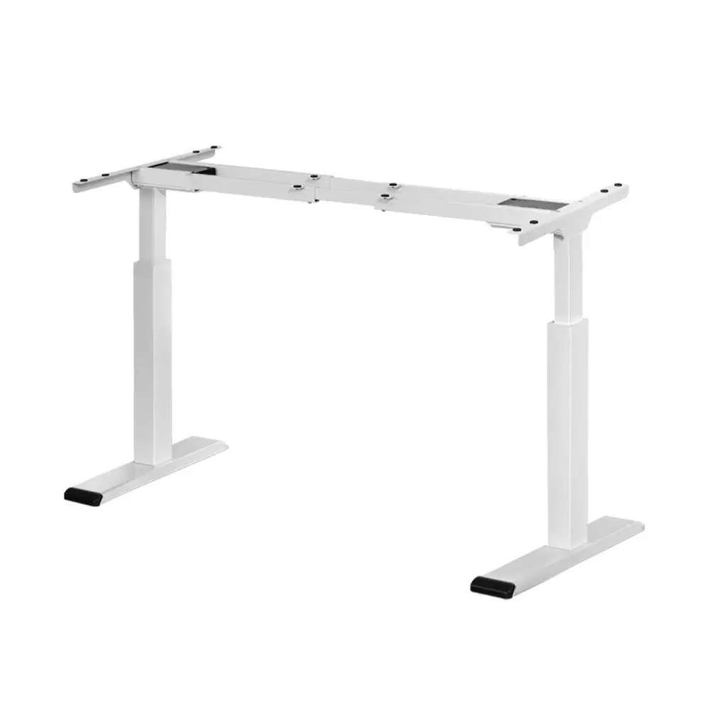 Artiss Standing Desk Frame Only Dual Motor Motorised White 1