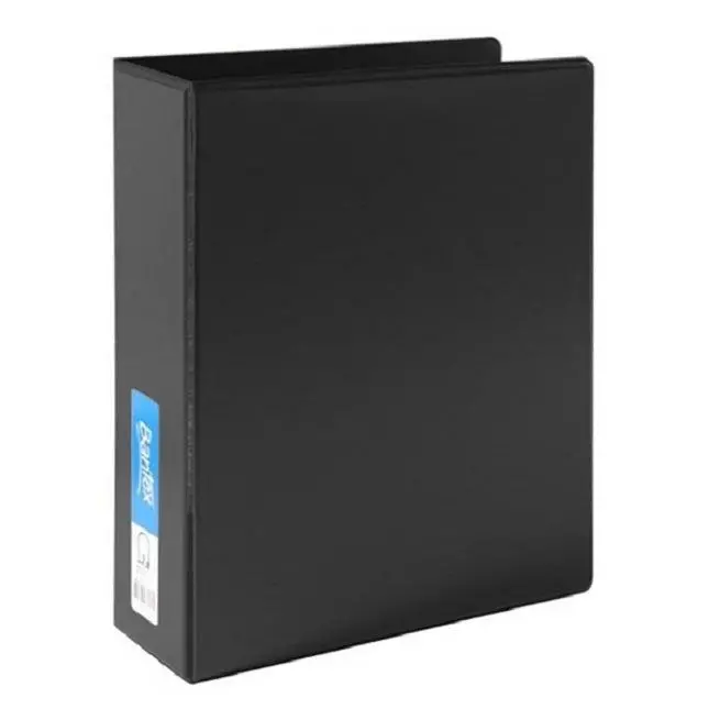 Bantex Insert Lever Arch File Folder 70Mm A4 Black Box 10 2