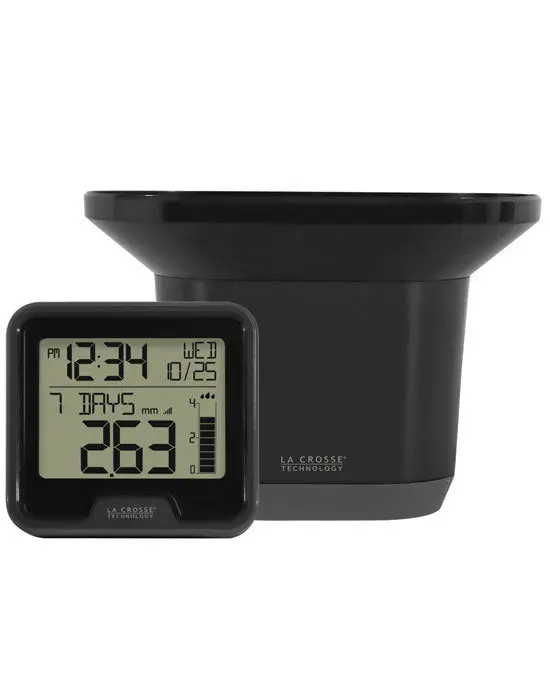 La Crosse 724-1409V2 Digital Rain Gauge With Indoor Temperature 1