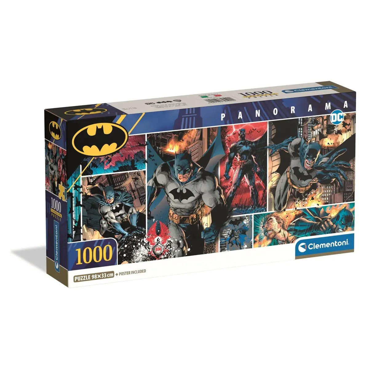 Clementoni Panorama Puzzle Batman Poster Included 1,000 Pieces 1