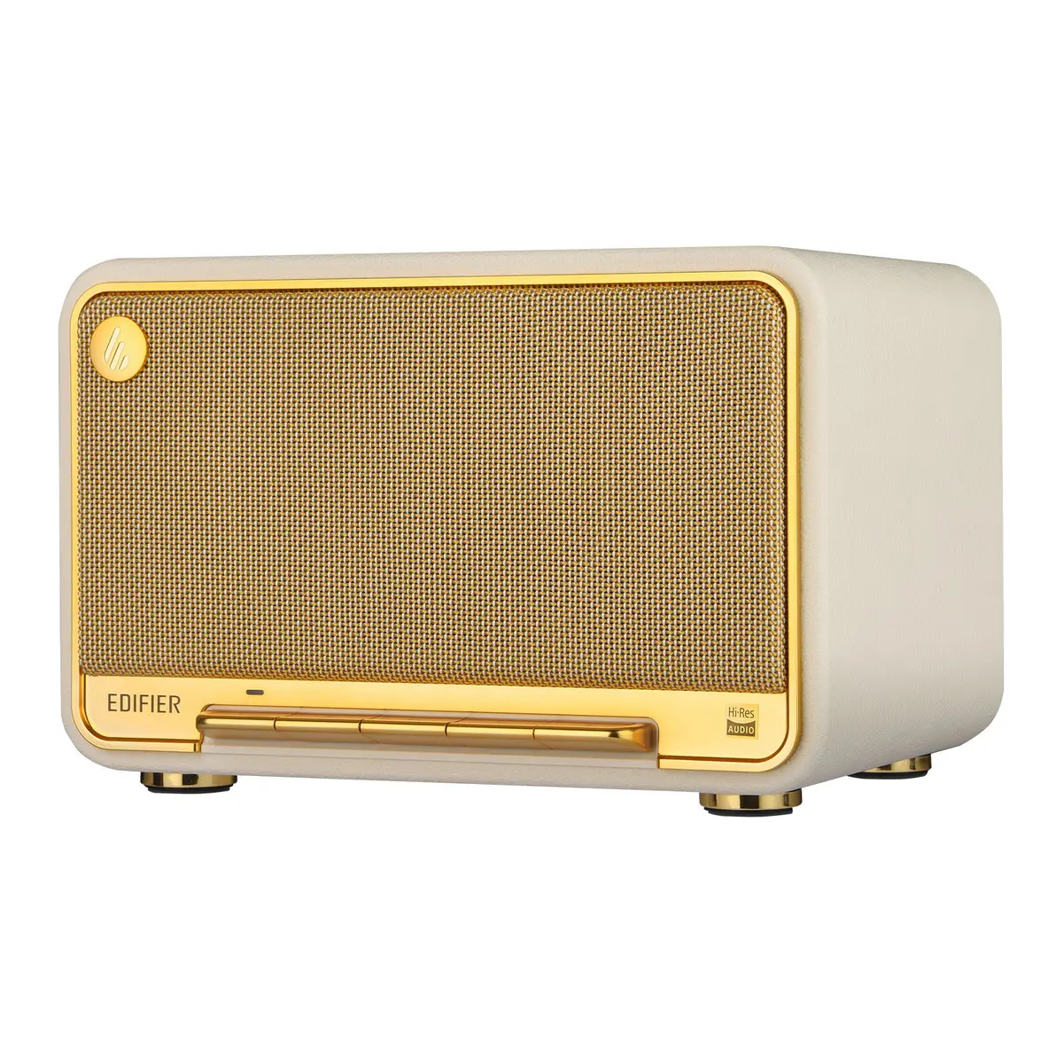 Edifier Tabletop Bluetooth Speakers Portable Wireless Speaker Wi-Fi Bluetooth Compatible Airplay2 (White) 1