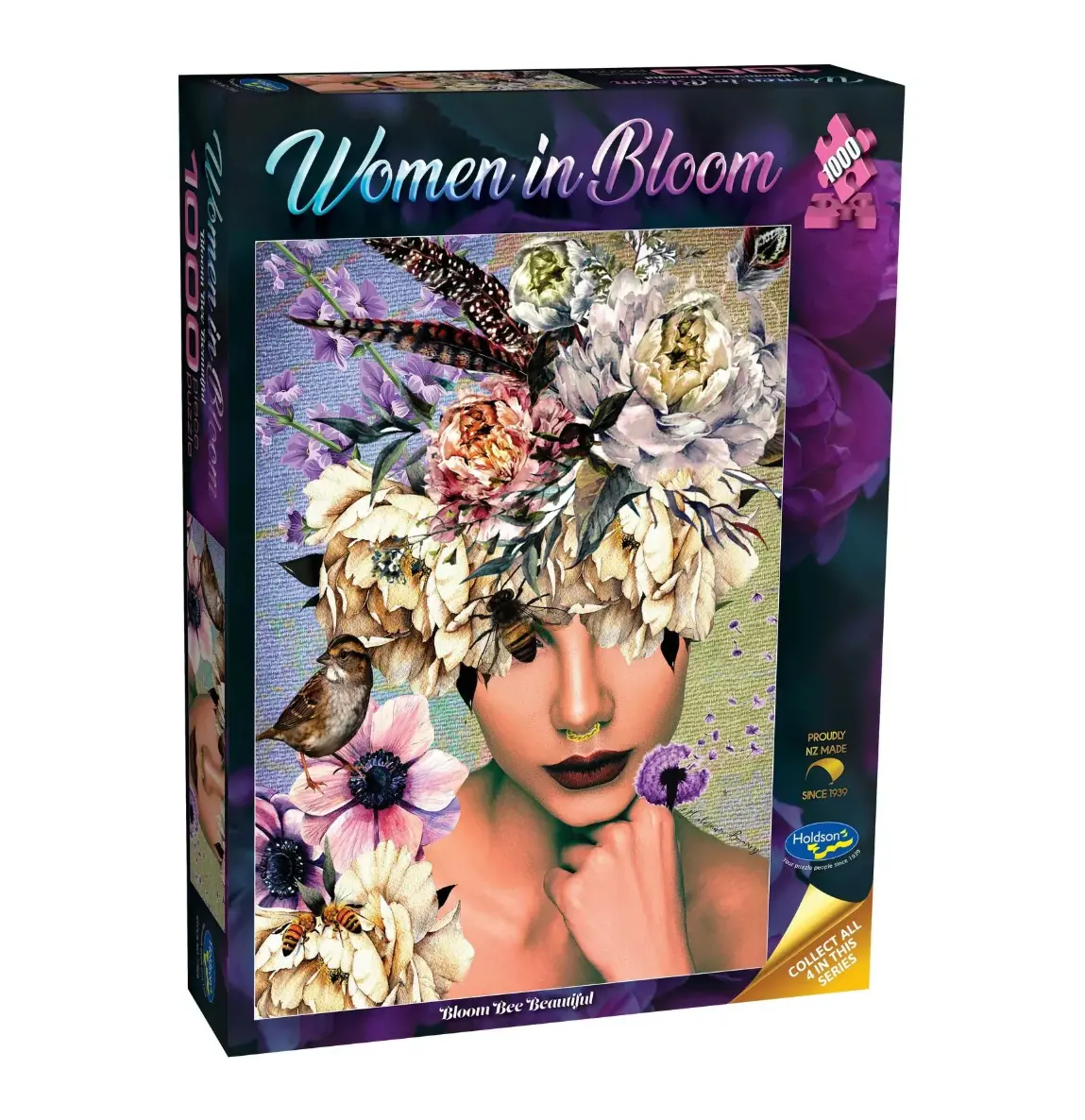 Holdson 1000Pc Woman In Bloom Bee Beauty Puzzle 1