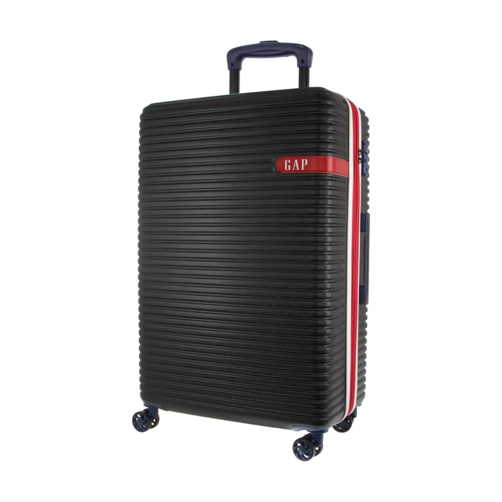 Gap Hard-Shell 4-Wheel Suitcase Tsa Lock Large Travel Luggage 76Cm Black 1