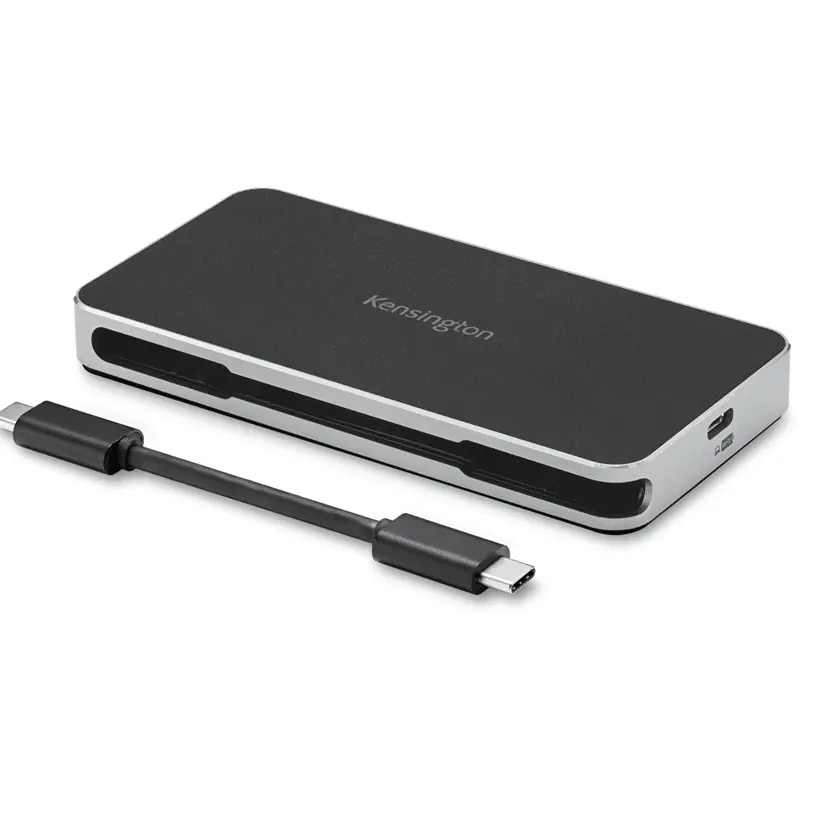 Kensington Uh1460p Usb-C 5Gbps Dual 4K Driverless Mobile Dock With 85W Pass-Through Power 1