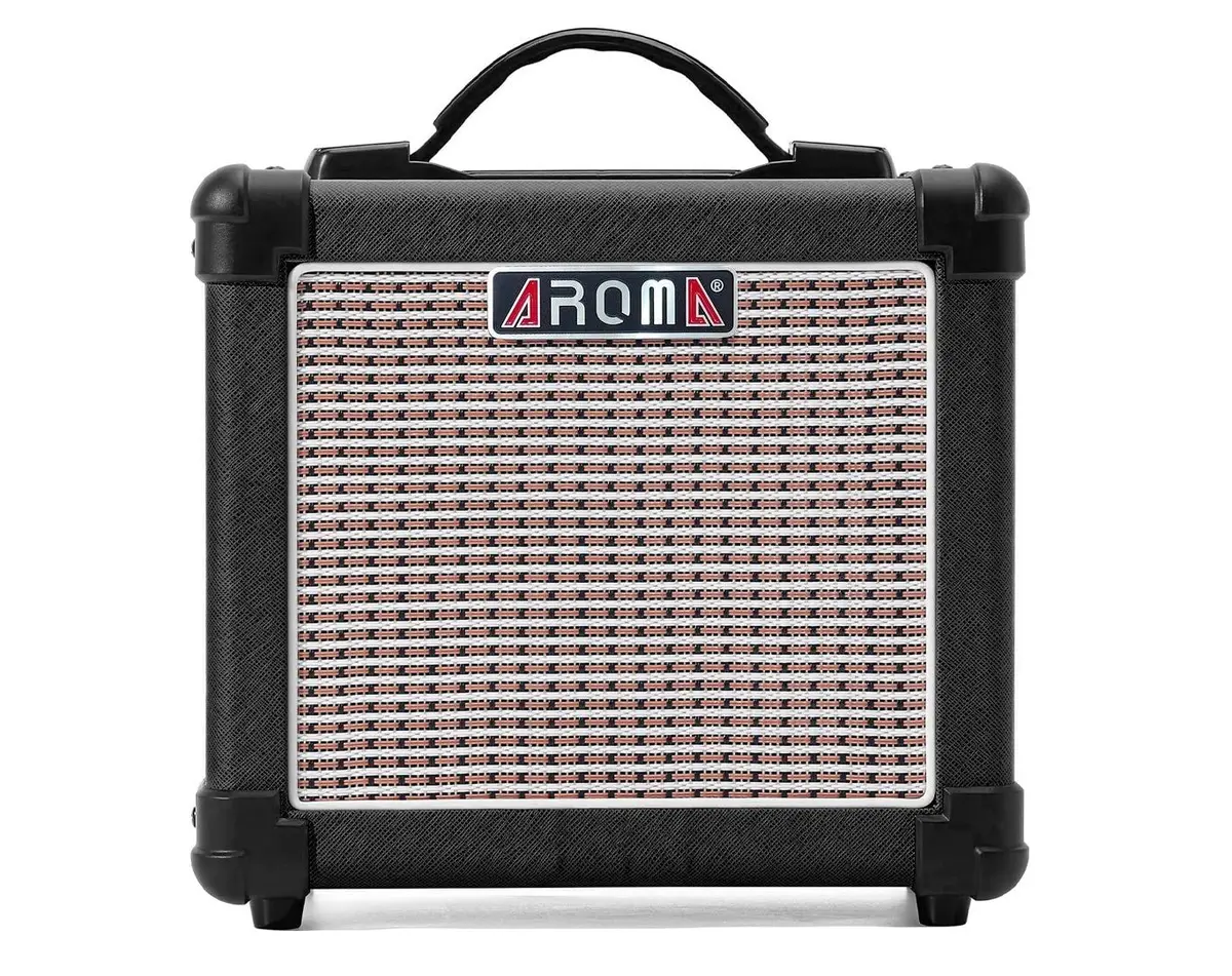 Aroma 10W Portable Guitar Amplifier (Black) 1