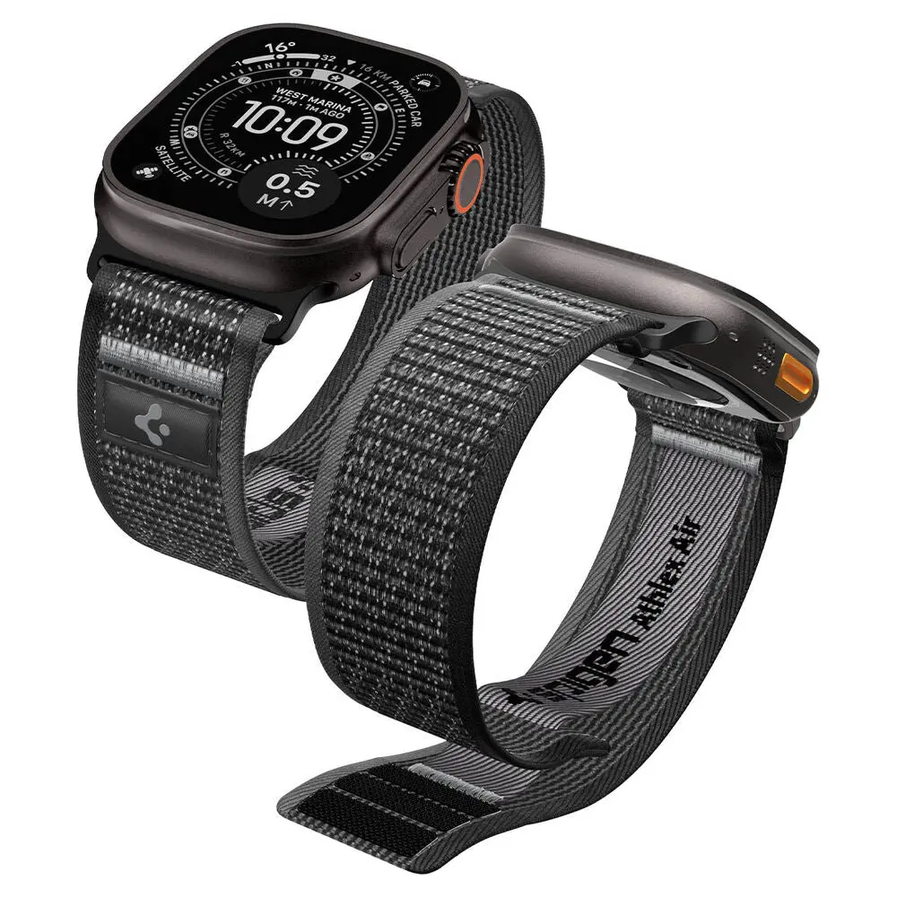 Spigen Apple Watch 42-49Mm Athlex Air 2 Wristband (Active Black Grey) 1