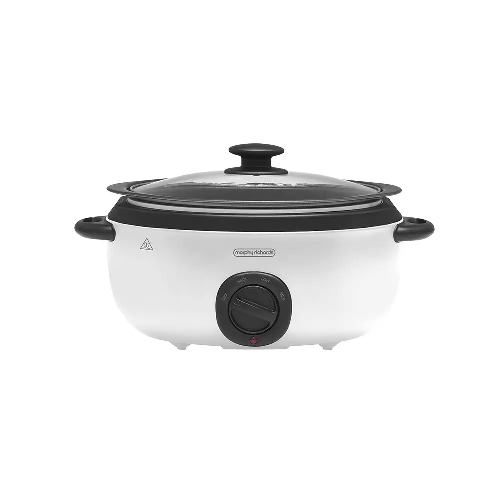 Morphy Richards 6.5L Sear & Stew Slow Cooker (Vivid White) 1