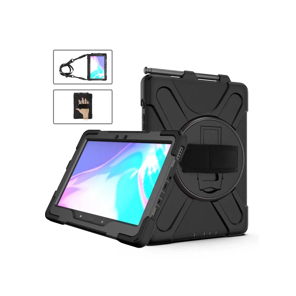 3Sixt Apache Shockproof Case For Galaxy Tab Active 4 Pro (Black) 2