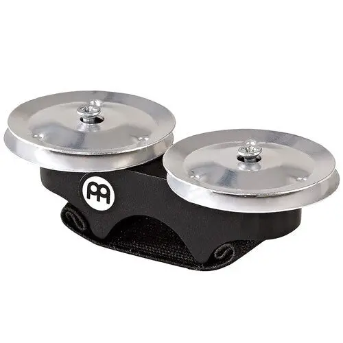 Meinl Percussion Finger Music Aluminum Jingles/Shaker Musical Instrument Black 1