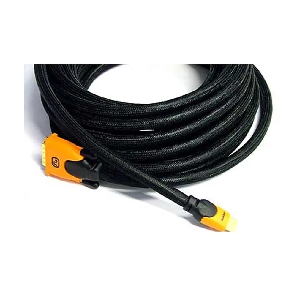 10M Ugly High End Hdmi To Dvi Cable Lead 24 Awg Shielded Ofc Gold Plated 2