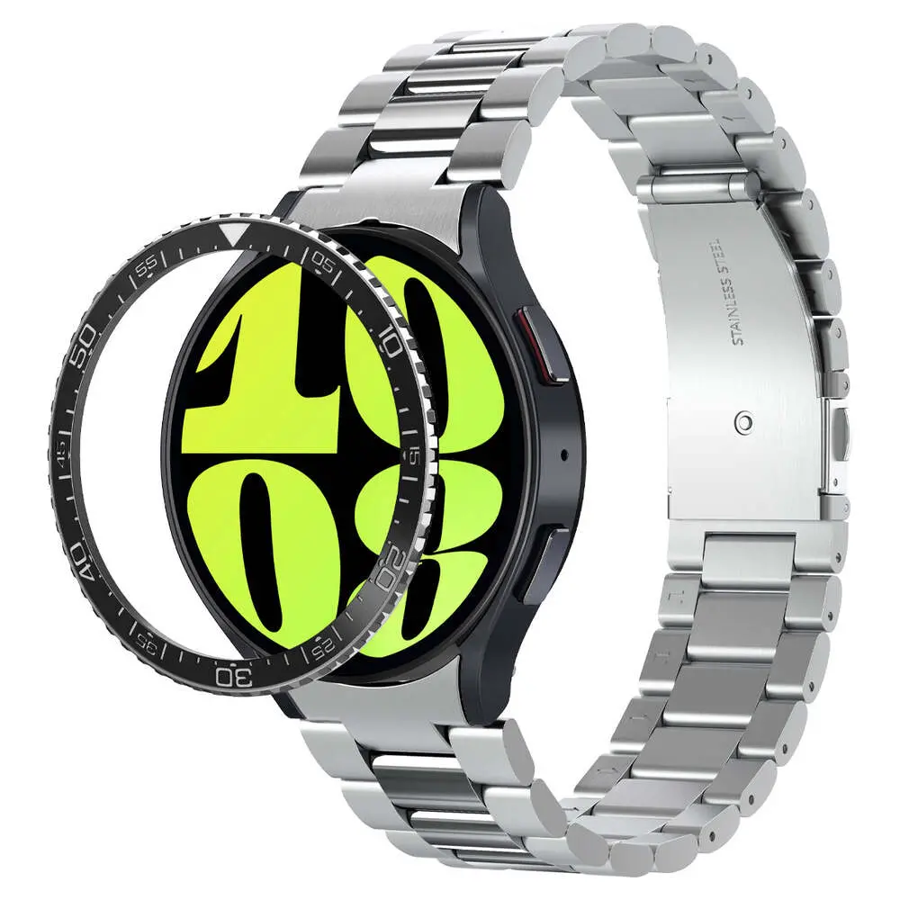 Spigen Galaxy Watch 44Mm Bezel Tune Case (Black) 1