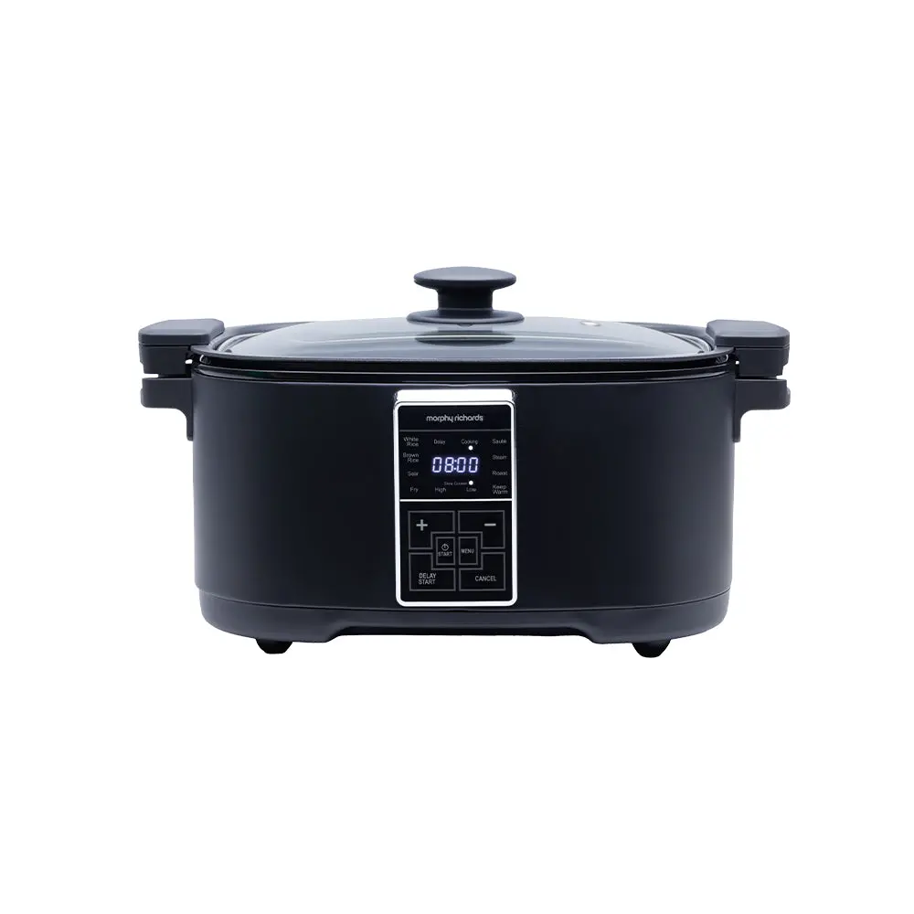 Morphy Richards 6.5L Benchtop Digital Slow Cooker (Matte Black) 1