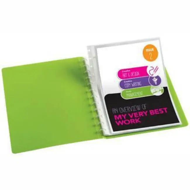 Colourhide My Custom Display Book Heavy Weight Pocket Refills A4 Clear Pack 10 1