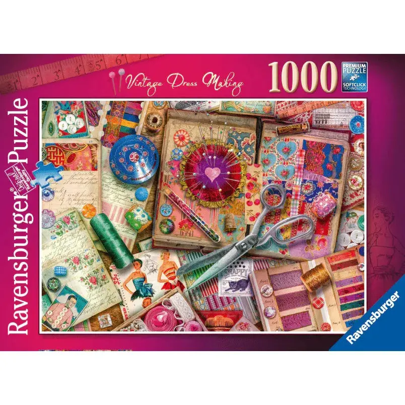 Ravensburger 1000Pc Vintage Dressmaking Puzzle 2