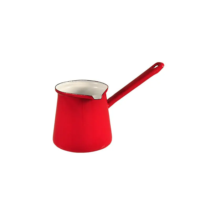 Urban Style 250Ml Enamelware Turkish 5 Coffee Pot (Red) 1