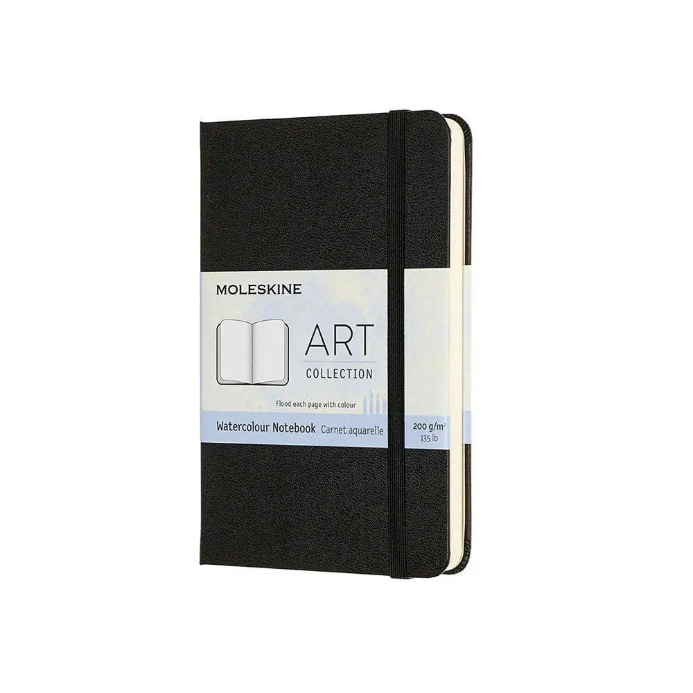 Moleskine Art Watercolour Hardcover Notebook Pocket (Black) 1