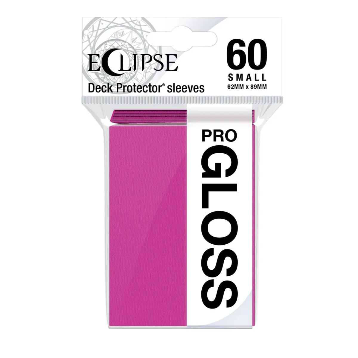 Ultra Pro: Up15633 Eclipse Gloss Small Sleeves 60 Pack (Hot Pink) 1