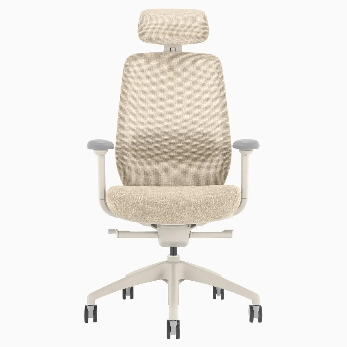 Desky Coilflex Ergonomic Office Chair - Wheat / Headrest 1