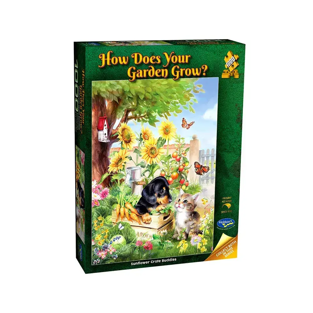 Holdson 1000Pc How Does Garden Grow Crate Bud Puzzle 1