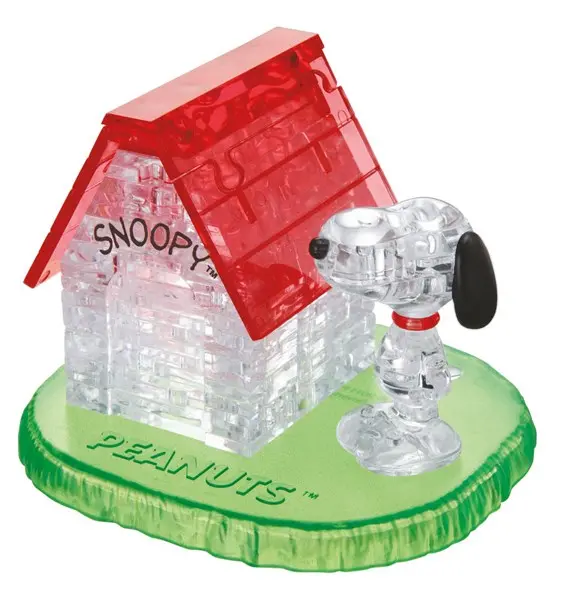 Bepuzzled 3D Crystal Puzzle Snoopy With House 1