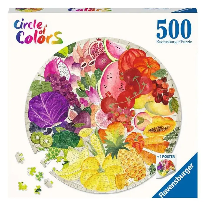 Ravensburger 500Pc Circle Of Colors - Fruits And Vegetables Puzzle 1