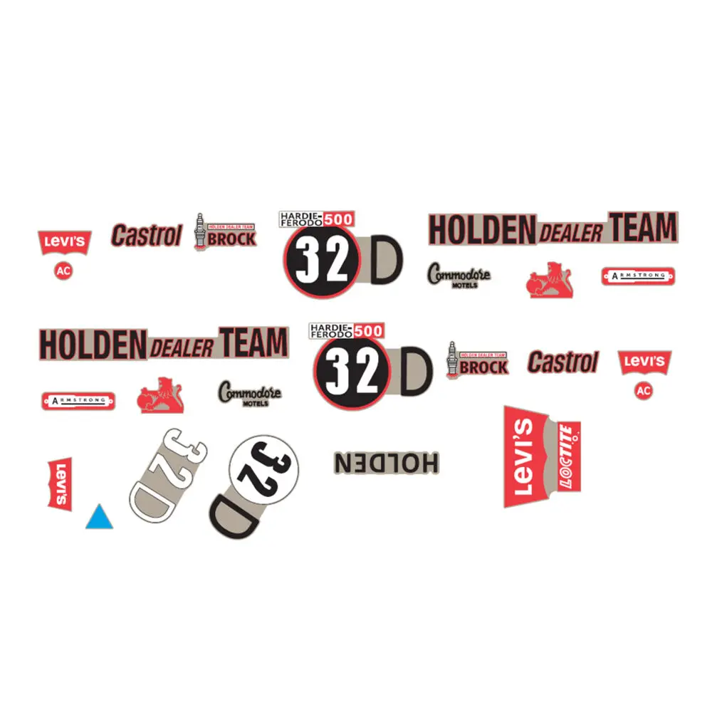 Dda 1:24 Scale #32D Lc Torana Bathurst Decal Kit Accessory 1