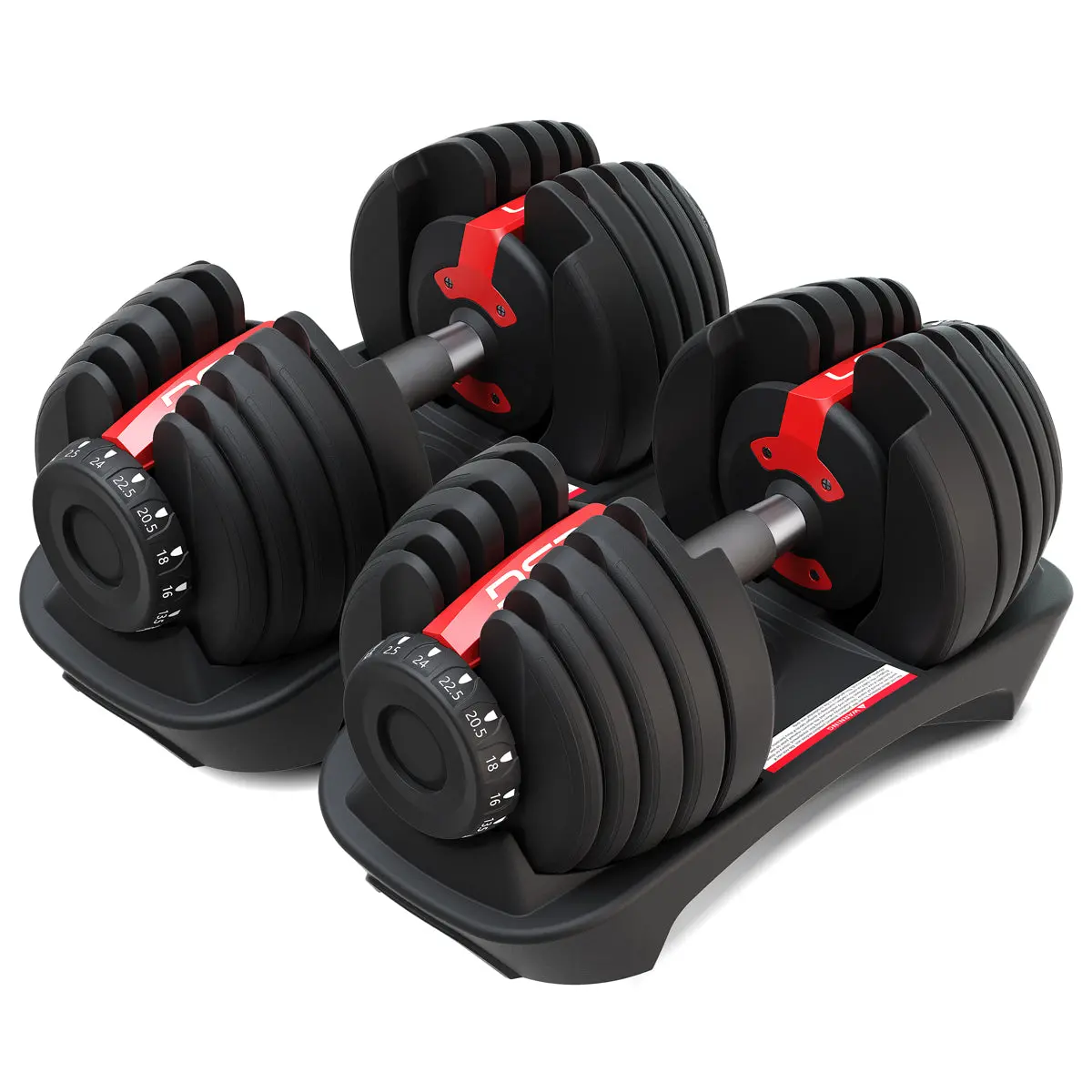 Lsg Adjustable Dumbbells Weights 2.5Kg-24Kg (Pairs) 1