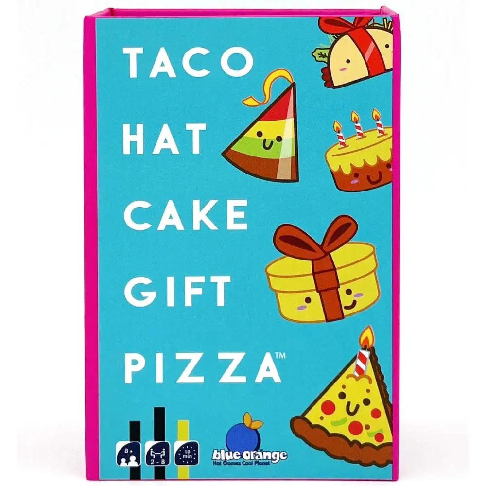 Blue Orange Games Taco Hat Cake Gift Pizza Party Game 1